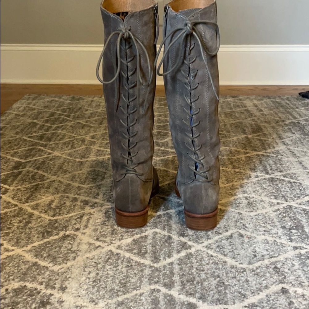 Women’s below the knee boots.